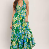 PALM SHORE BLOOM WOVEN MAXI DRESS