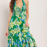 PALM SHORE BLOOM WOVEN MAXI DRESS