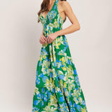 PALM SHORE BLOOM WOVEN MAXI DRESS