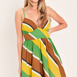 SUMMER NIGHTS WOVEN MINI DRESS