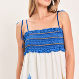 PALM ESCAPE WOVEN MAXI DRESS