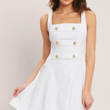 COASTAL CHIC WOVEN MINI DRESS