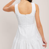 SKY GARDEN WOVEN MINI DRESS