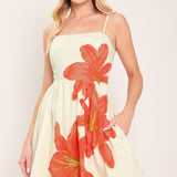 SUNKISSED FLORA WOVEN MINI DRESS