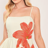 SUNKISSED FLORA WOVEN MINI DRESS