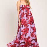 LOVE BLOSSOM WOVEN ANKLE DRESS