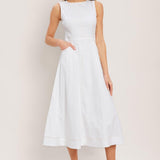 CLOUDLIGHT SUMMER WOVEN MIDI DRESS