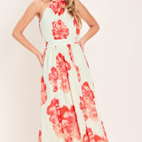 BLOOMING LOVE WOVEN MAXI DRESS