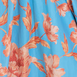 LAGOON ROMANCE WOVEN MIDI DRESS
