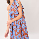 LAGOON FLOW WOVEN MIDI DRESS