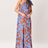 LAGOON FLOW WOVEN MIDI DRESS