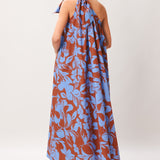 LAGOON FLOW WOVEN MIDI DRESS