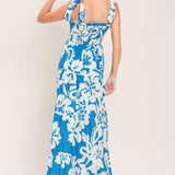 TROPICALLY YOURS WOVEN MAXI DRESS