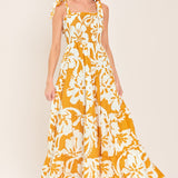 TROPICALLY YOURS WOVEN MAXI DRESS