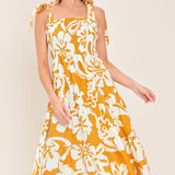 TROPICALLY YOURS WOVEN MAXI DRESS