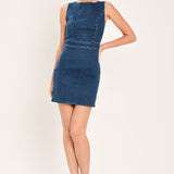 CLASSIC DENIM MINI DRESS
