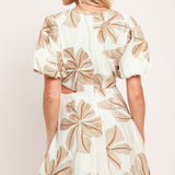 BREEZE BLOOM WOVEN MINI DRESS