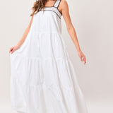 CLOUD LINE WOVEN MAXI DRESS