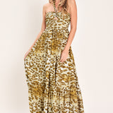 RUN THE WORLD WOVEN MAXI DRESS