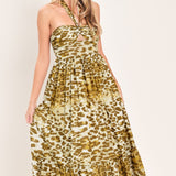 RUN THE WORLD WOVEN MAXI DRESS