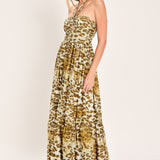RUN THE WORLD WOVEN MAXI DRESS