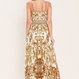 ROYAL GARDEN WOVEN MAXI DRESS
