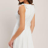 ELEGANT MOMENT WOVEN MINI DRESS
