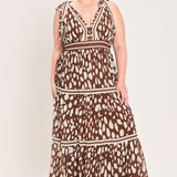SPICED TERRAIN WOVEN MAXI DRESS