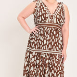SPICED TERRAIN WOVEN MAXI DRESS