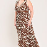 SPICED TERRAIN WOVEN MAXI DRESS