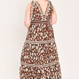 SPICED TERRAIN WOVEN MAXI DRESS