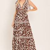 SPICED TERRAIN WOVEN MAXI DRESS