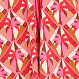 TROPICAL TEMPTATION HALTER WOVEN MIDI DRESS