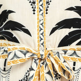 MONACO MOONLIGHT WOVEN SHIRT MIDI DRESS