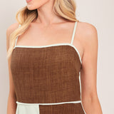 SIENNA FORM WOVEN MIDI DRESS