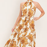HONEY LUXE WOVEN MAXI DRESS