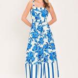 CAPRI GARDEN WOVEN MIDI DRESS