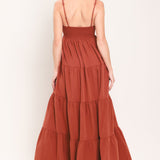AMBER WAVE WOVEN MAXI DRESS
