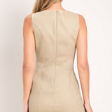 ELEGANT TOUCH WOVEN MINI DRESS