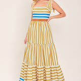 SUNNY CABANA WOVEN MAXI DRESS