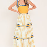 AMALFI SUNKISSED WOVEN MAXI DRESS