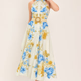 SUNNY DAYDREAM WOVEN MIDI DRESS