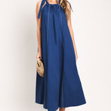 COASTAL EASE WOVEN MIDI DRESS