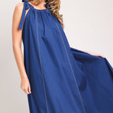 COASTAL EASE WOVEN MIDI DRESS