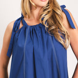COASTAL EASE WOVEN MIDI DRESS