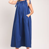 COASTAL EASE WOVEN MIDI DRESS