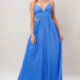 AZURE TEMPTATION WOVEN MAXI DRESS