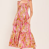 CABANA CRUSH WOVEN MIDI DRESS