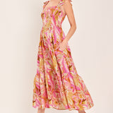 CABANA CRUSH WOVEN MIDI DRESS