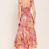 CABANA CRUSH WOVEN MIDI DRESS